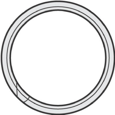 100PK3/4"Split Key Ring