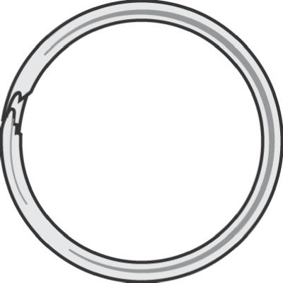 1-1/4" Split Key Ring