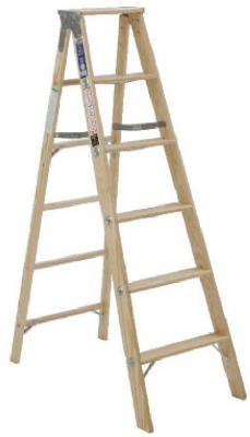 6' Wood Type III Step Ladder