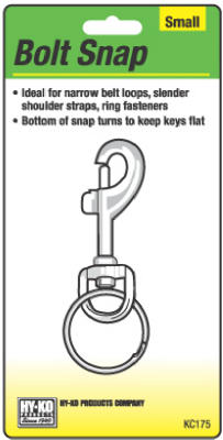 Small Bolt Snap Key Ring Snap