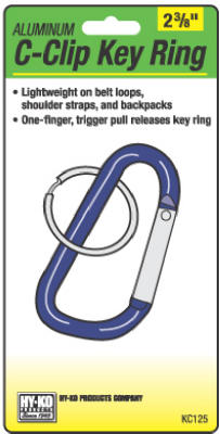 Small C-Clip Key Ring