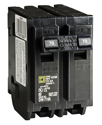 70A DP Circuit Breaker