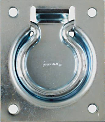 Zinc Plated Flush Ring Pull