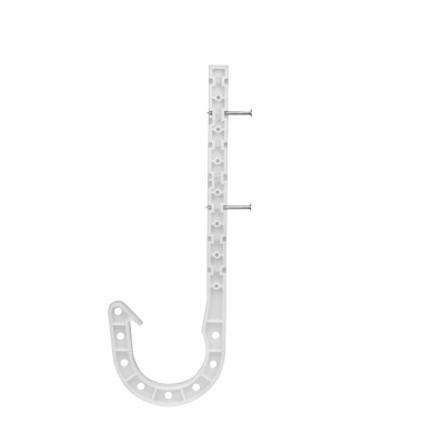 4pk 2" J-Hook PVC Pipe
