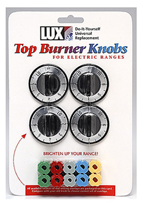 4PK BLK Elec Burn Knob
