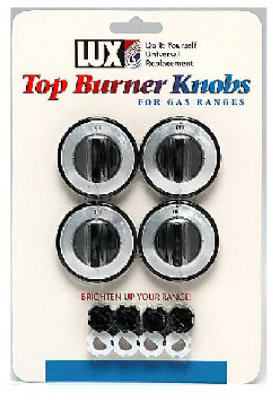 4PK BLK Gas Burner Knob