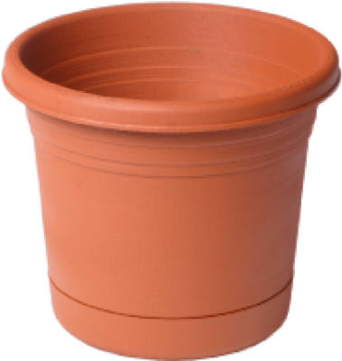 6" TC Roll Rim Planter