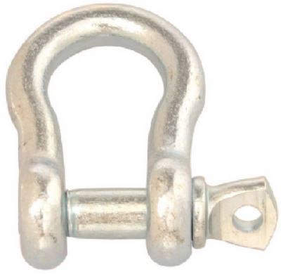 1" Zinc Scr Pin Shackle