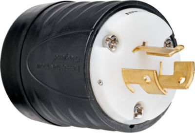 20A 250V BLK Lock Plug