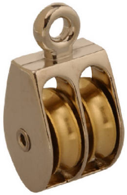 3/4" Double Rigid Rope Pulley
