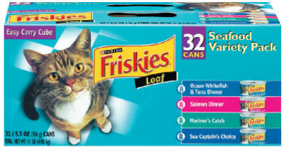 Friskie 32CT Seafood Pack