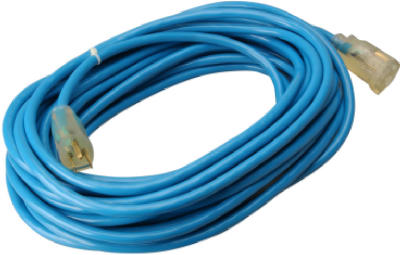ME 50' 14/3 Blue Extension Cord