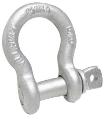Campbell T9640335 Anchor Shackle, 3/16 in Trade, 1/3 ton Working Load,