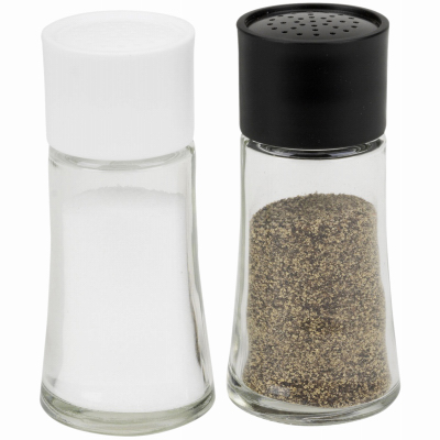 Glass Salt & Pepper Set