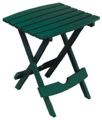 Hunter Green Quik-Fold Table