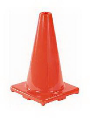 12" ORG SAFETY CONE