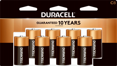 Duracell 8PK C Alkaline Battery