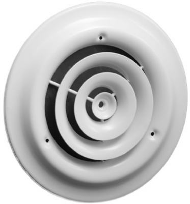 8" White Round Ceiling Diffuser