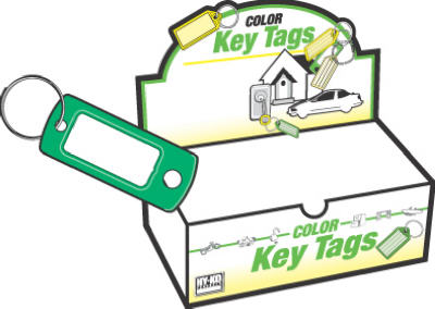 Key I.D. Tag With Split Ring