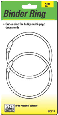 2pk 2" Metal Binder Rings