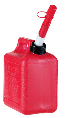 1+GAL RED Poly Gas Can