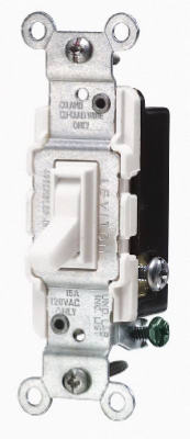 15A WHT 3W Quiet Switch