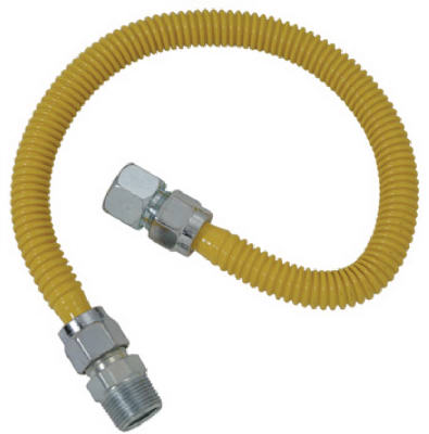 24" SS PC 1/2 ID Gas Connector