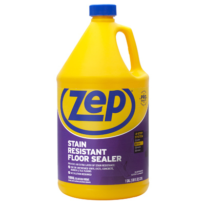 Zep ZUFSLR128 Floor Sealer, Liquid, Characteristic, Milky White, 1 gal