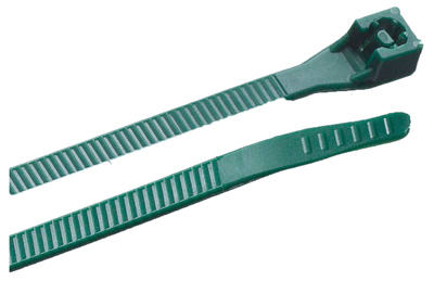 100PK 8" Green Cable Tie