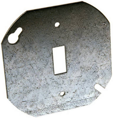 4" Octagon Steel Toggle Cover