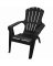 Cool Black Adirondack II Chair