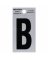 2"BLK Letter B Adhesive