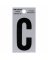 2"BLK Letter C Adhesive