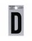 2"BLK Letter D Adhesive