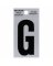 2" BLK Letter G Adhesive