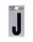 2"BLK Letter J Adhesive