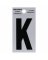 2"BLK Letter K Adhesive