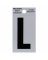 2" BLK Letter L Adhesive