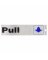 Pull decal slv 2"x8"