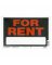 8x12 BLK/RED Rent Sign