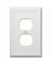 1D WHT Wall Plate