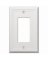 1R WHT Wall Plate