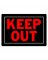 10x14 Keep Out Sign