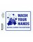 4x6 Wash Hands Sign