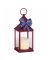 10.75"RED Resin Lantern