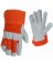 LG DBL LTHR Palm Gloves