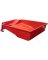 9" RED Deep Plas Tray