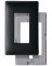 SWP26BKB  WALL PLATE PLAS 1G BLK