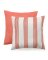 RED Stripe Toss Pillow