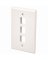 WHT 3Port Wall Plate